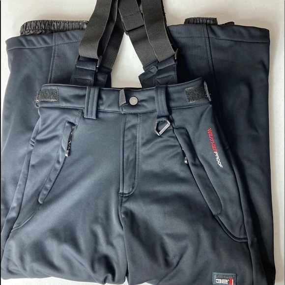 32 Degrees Weatherproof Lined Bibs Scuff Guard S 7/8 - Picture 2 of 10